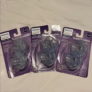 Philips Avent SuperSoothie Pacifiers- Bundle of 3 2-packs